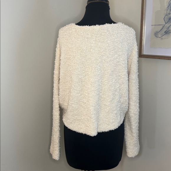 Free People | Popcorn Pullover Cropped Sweatshirt/Sweater - Size XS - Picture 4 of 6